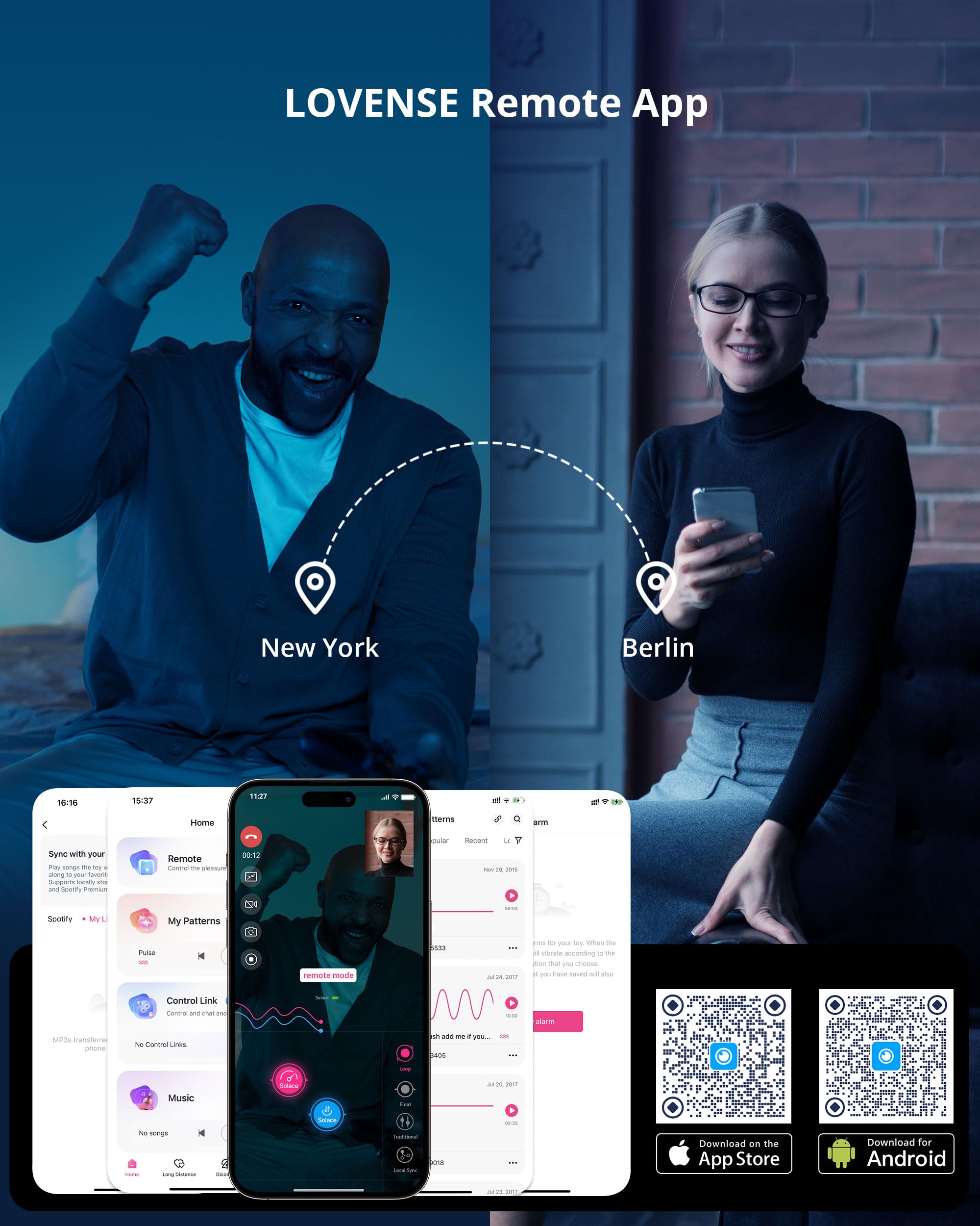 LOVENSE Solace Automatic Male Masturbator Stroker Toys, Hands-Free Electric Masturbators Cup with Adjustable Desk Mount 3D Realistic Pocket Pussy Adult Sex Toys & Games for Men Pleasure