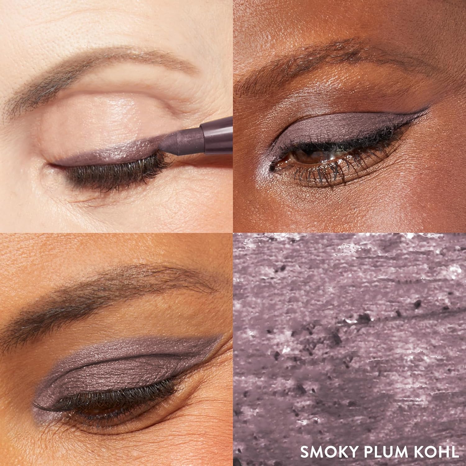 LAURA GELLER NEW YORK Kajal Longwear Kohl Eyeliner Pencil - Smoky Plum Kohl - Caffeine and Vitamin E - Smooth & Blendable Liner - Built-In Sharpener - Image 2