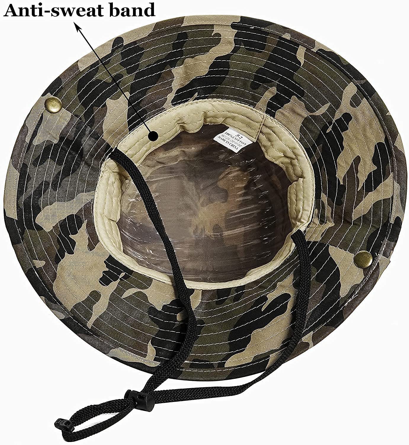 Sombrero de camuflaje para niños grandes de 2 a 14 años, Camuflaje, 2-3 Años