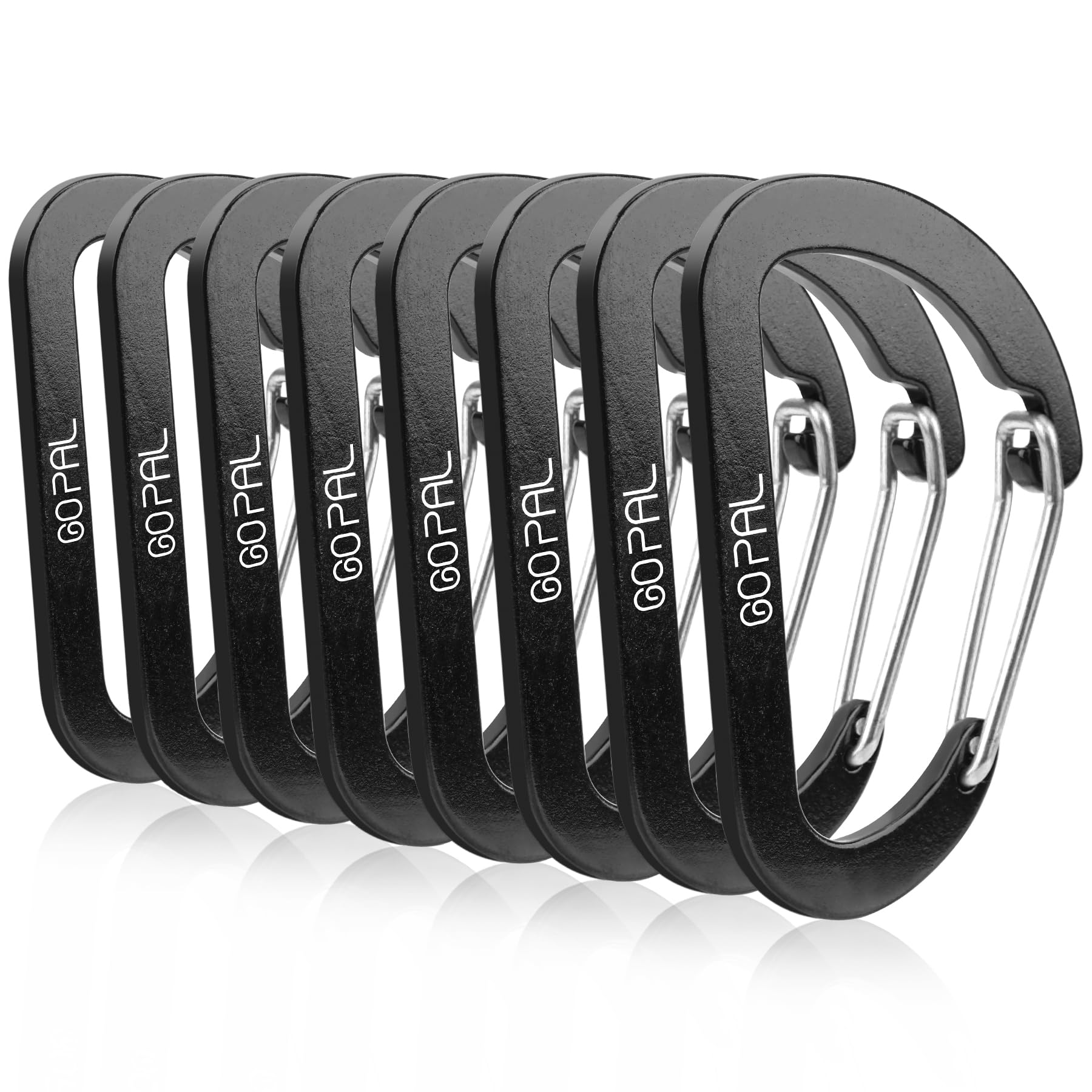 Black Carabiner Clip - 2.3