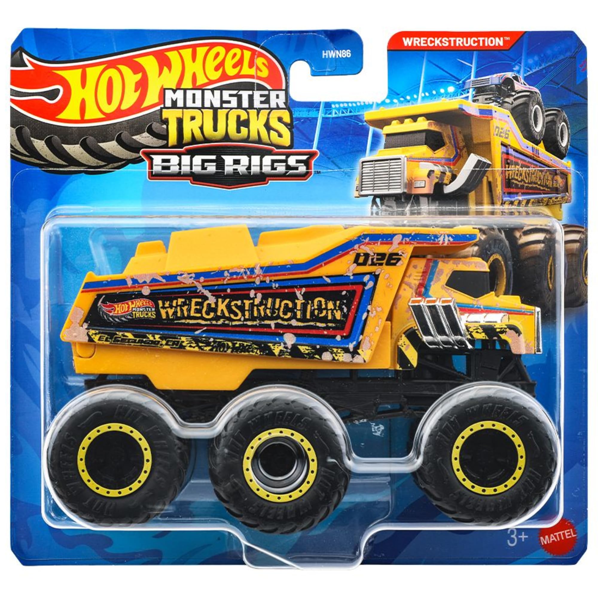 Hot Wheels Monster Trucks Big Rigs - (Wreckstation - JHY77)
