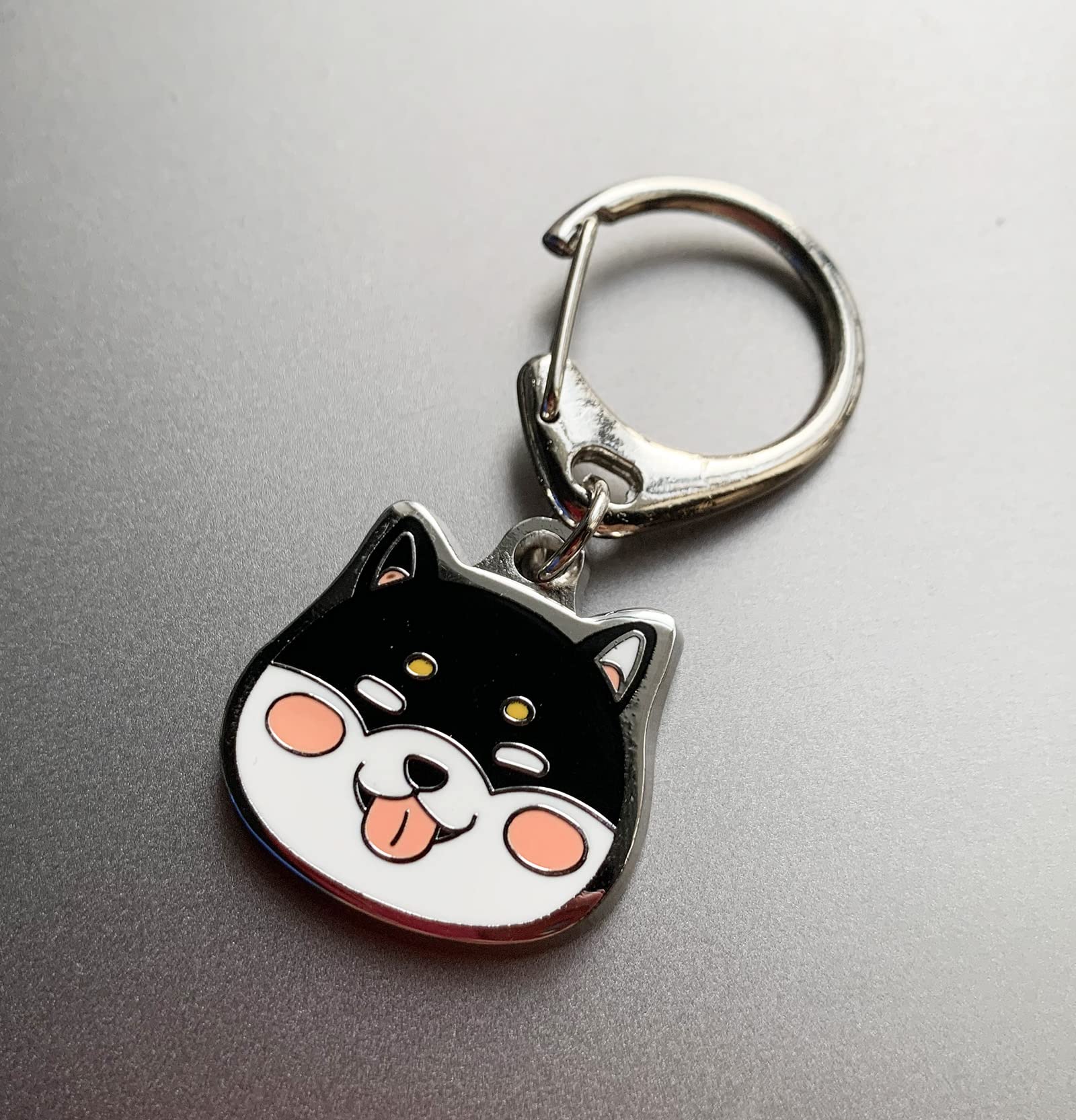 Amazon.co.jp: MEIAOJIA 犬 柴犬 しば 名札 しばけん 名札 ペンダント