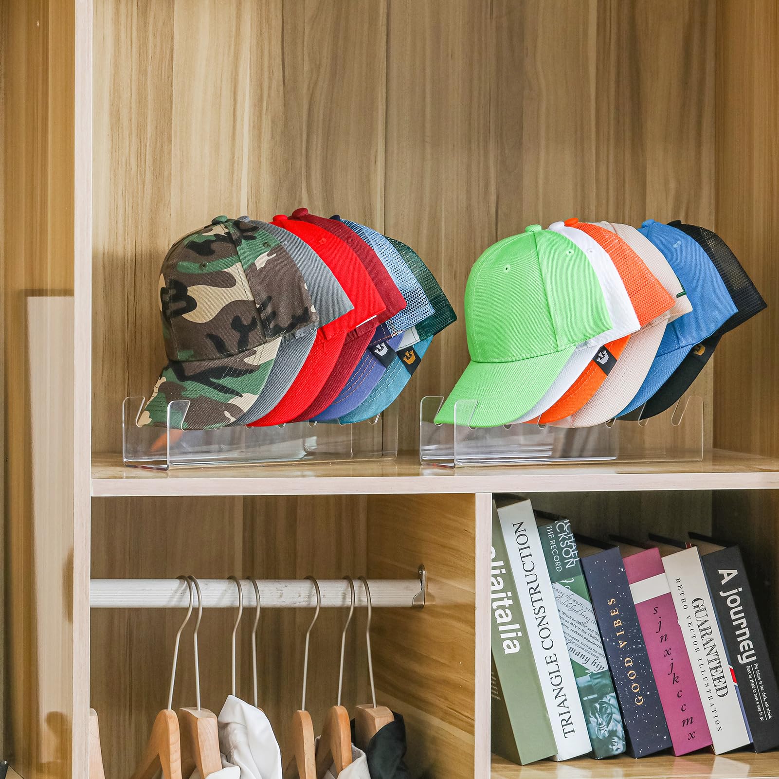 Vicloon Porte De Casquette,4PCS Porte-casquettes De Baseball Casque De Baseball Adhésif Sans Perforation Pour Casquettes De Baseball, Écharpes,sac à Main,placard à Serviettes