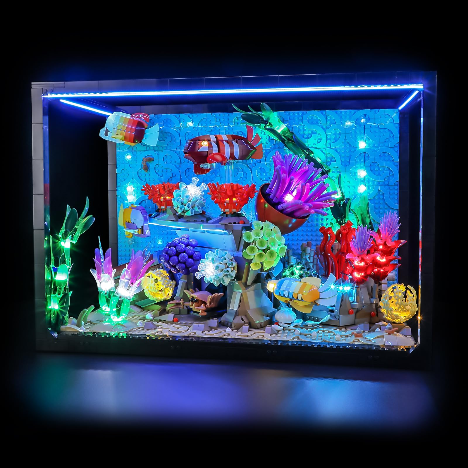 LIGHTAILING Led Light for Lego-10366 Tropical Aquarium - Easy Install, Hidden Wiring, Home Decor & Gift-Ready (Model Not Included)