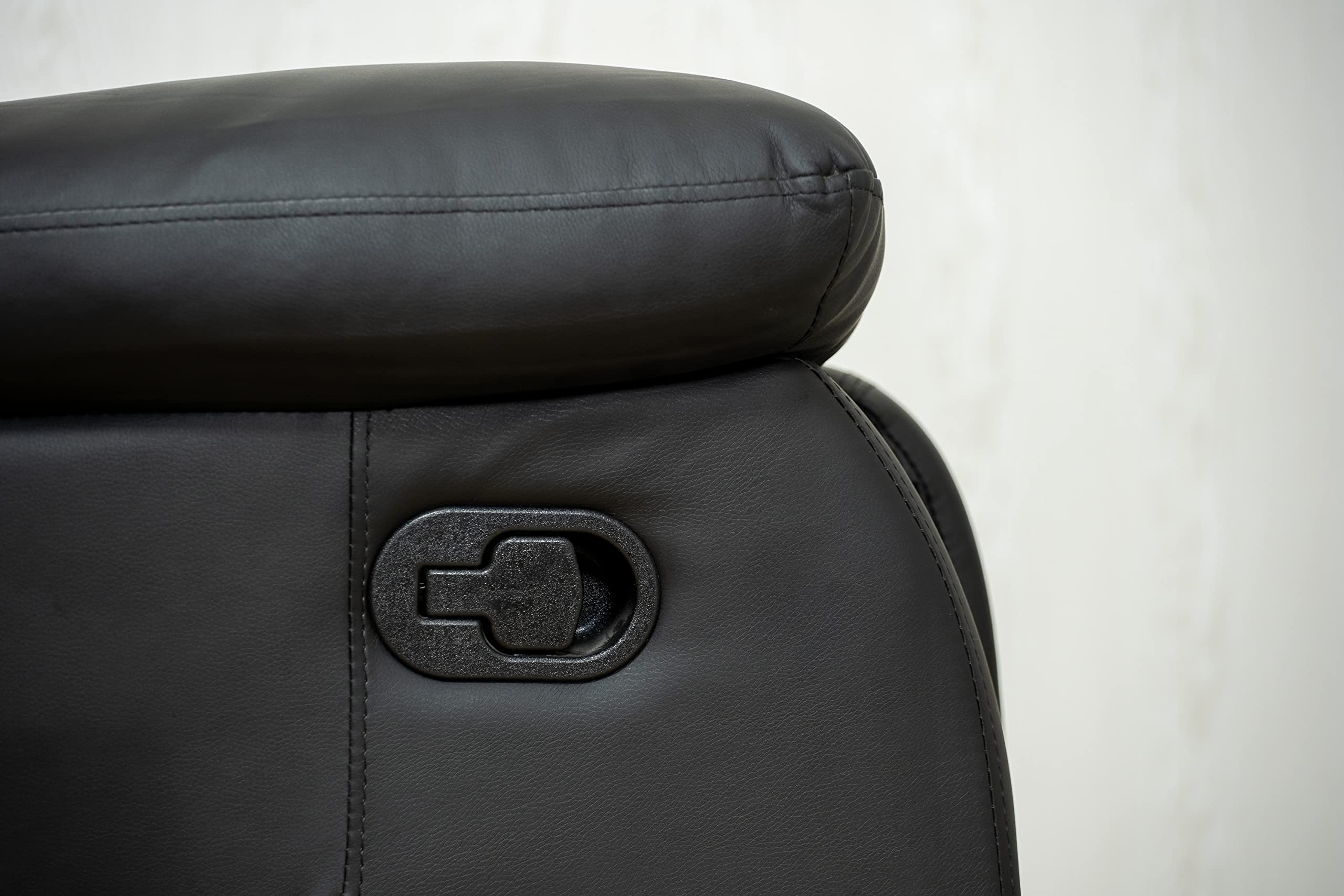 ECO-DE Fauteuil de Massage Maximum. 9 Programmes de Massage avec Chauffage Lombaire, Inclinaison Manuelle, 10 Vibromoteurs. Style Contemporain, Matière Simili Cuir, Couleur Beige