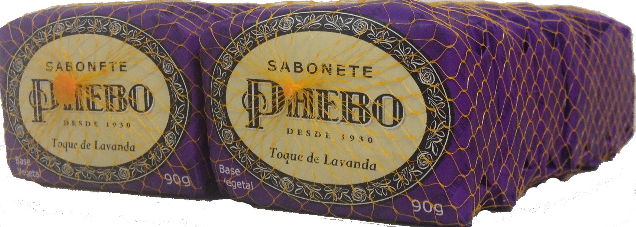 Linha Tradicional Phebo - Sabonetes em Barra de Glicerina Toque de Lavanda (12 x 90 Gr) - (Phebo Classic Collection - Glycerin Bar Soaps Lavender Touch (12 x 3.2 Net Oz))