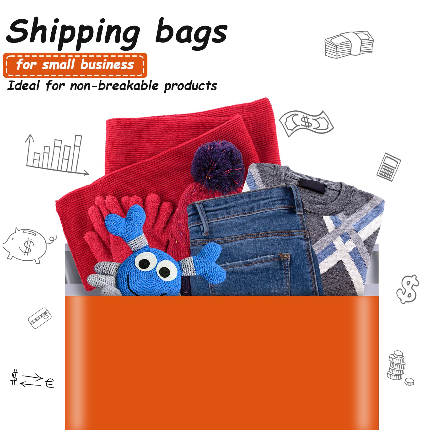10 Enveloppes Blanches Auto-adhésives 90g/m² - Pour Documents, Lettres, Professionnel Ou Perso