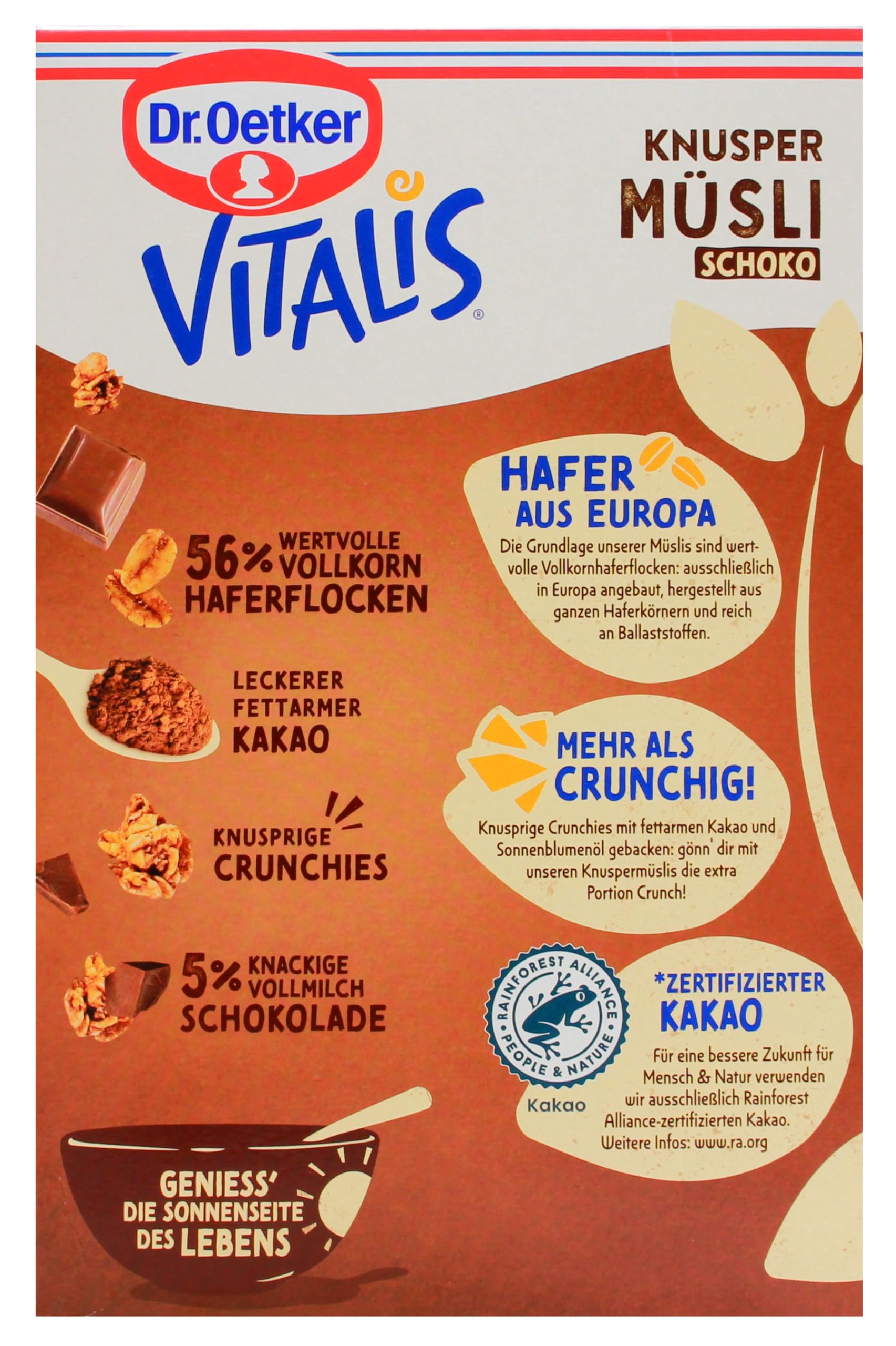 Dr. Oetker Vitalis Knusper Müsli Schoko, 5er Pack (5 x 1.25 kg)