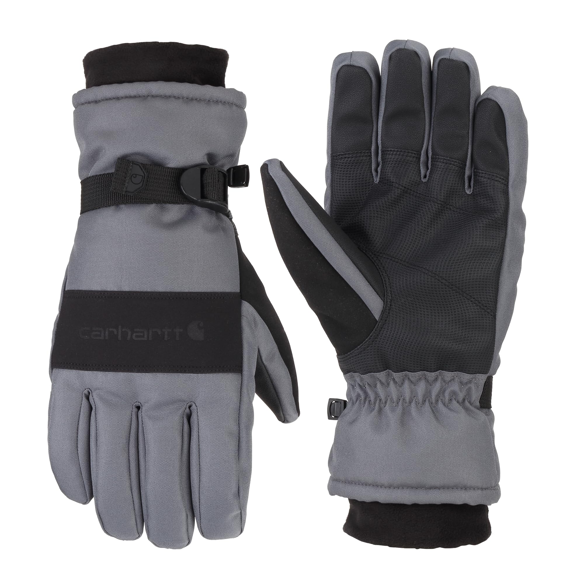 Carhartt Men's W.P. Waterproof Insulated Glove Cold Weather, Dark Grey/Black, XX-Large