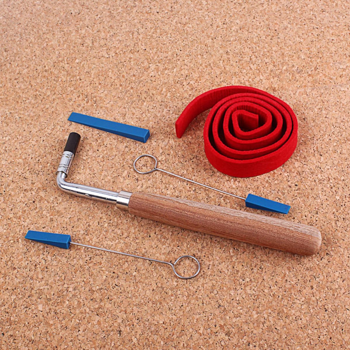 Générique Kit D'outils Professionnel pour Accordeur Piano Marteau Sourdine et Levier en Métal, Facile à Utiliser et Pratique pour Travaux D'accordage et Réparation