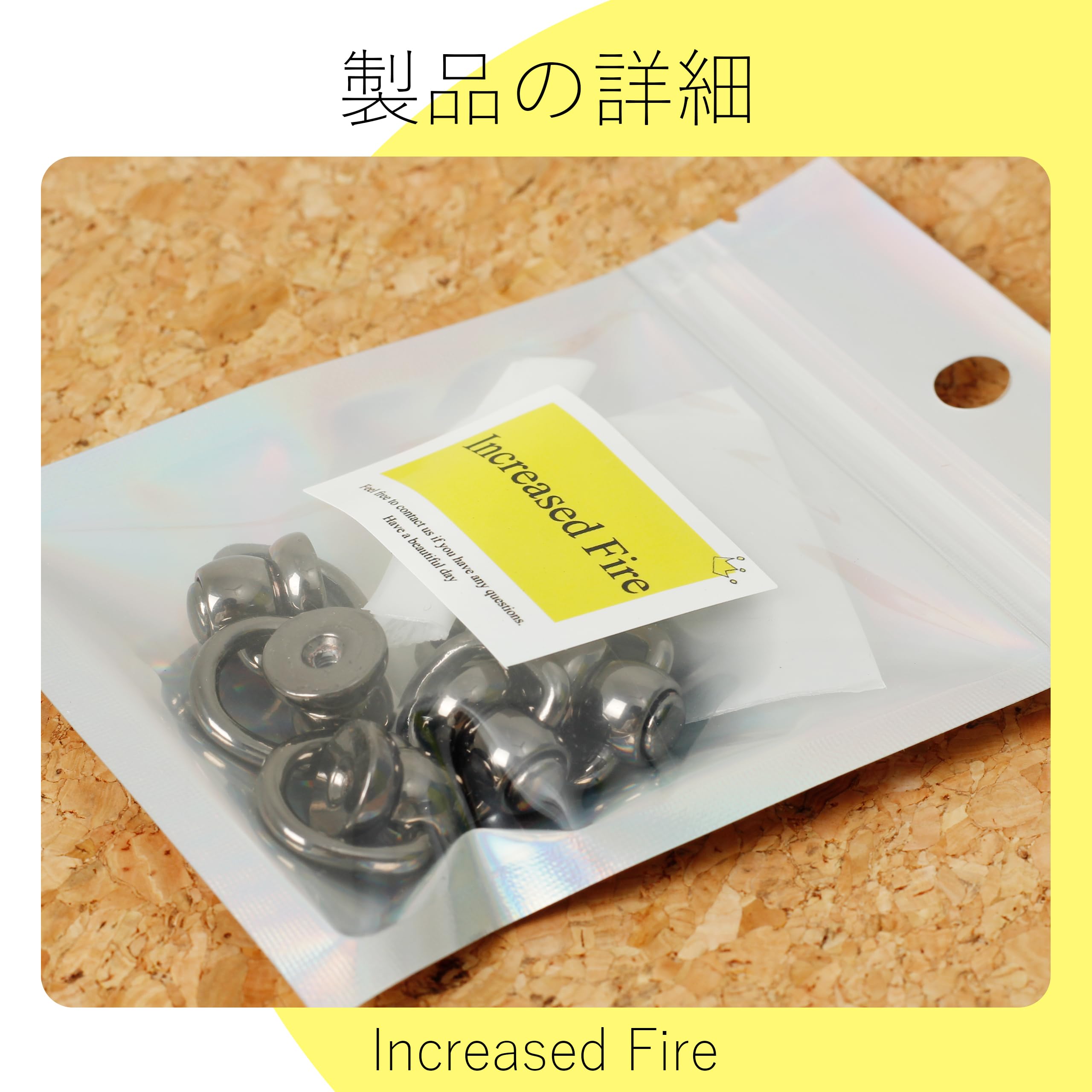 ハンドメイド　資材 Amazon.co.jp: トチカン ジョイント金具 6個入り レザークラフト 回転