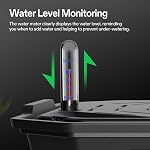 VIVOSUN 4-Pack FlexFeed Pots auto-abreuvants, base de pots en tissu d'irrigation automatique avec compteur d'eau & Fenêtre d'entretien, pour utilisation à l'intérieur/à l'extérieur dans les tentes de culture, serres, jardins
