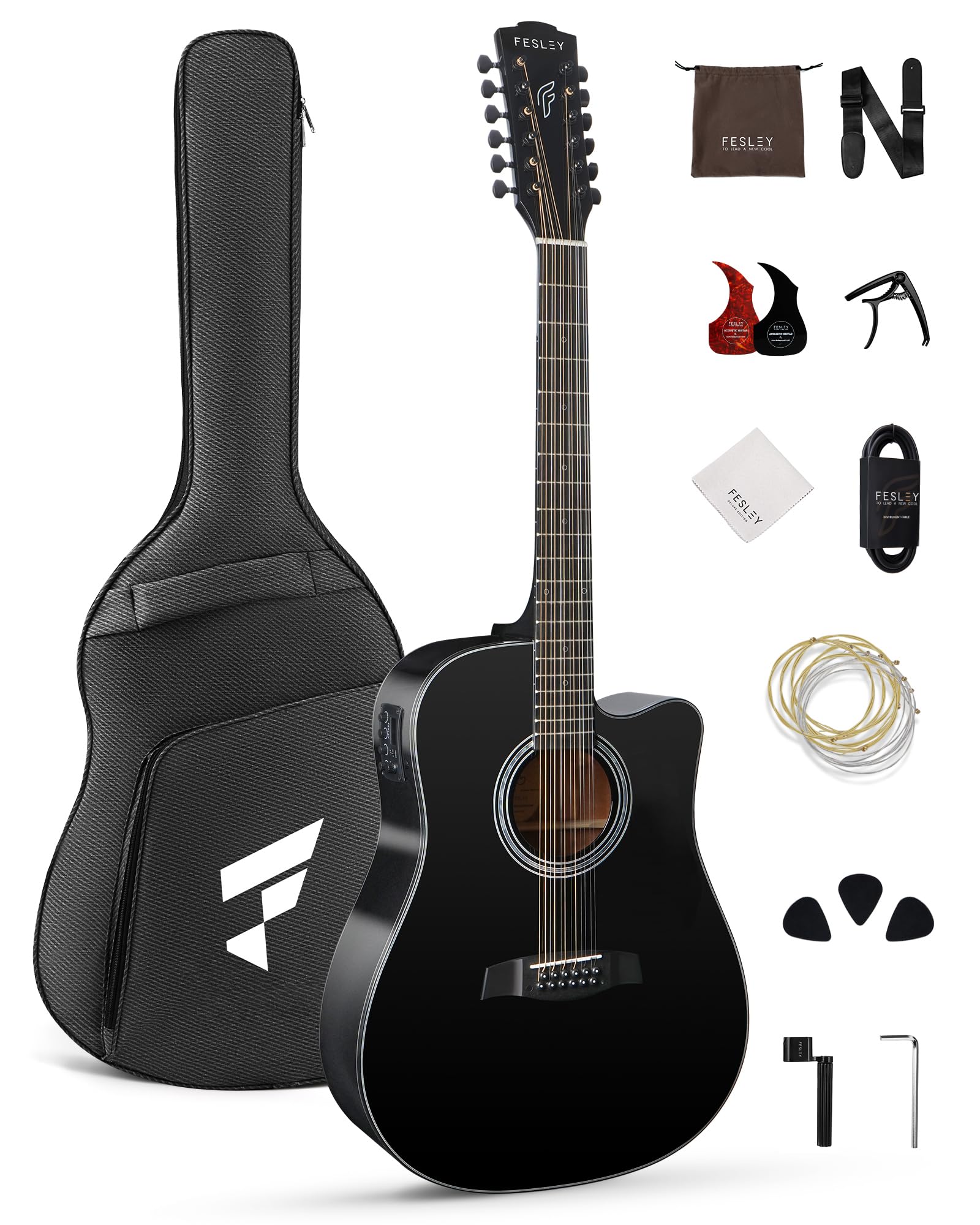 Amazon.com: Fesley 12 String Guitar: 42
