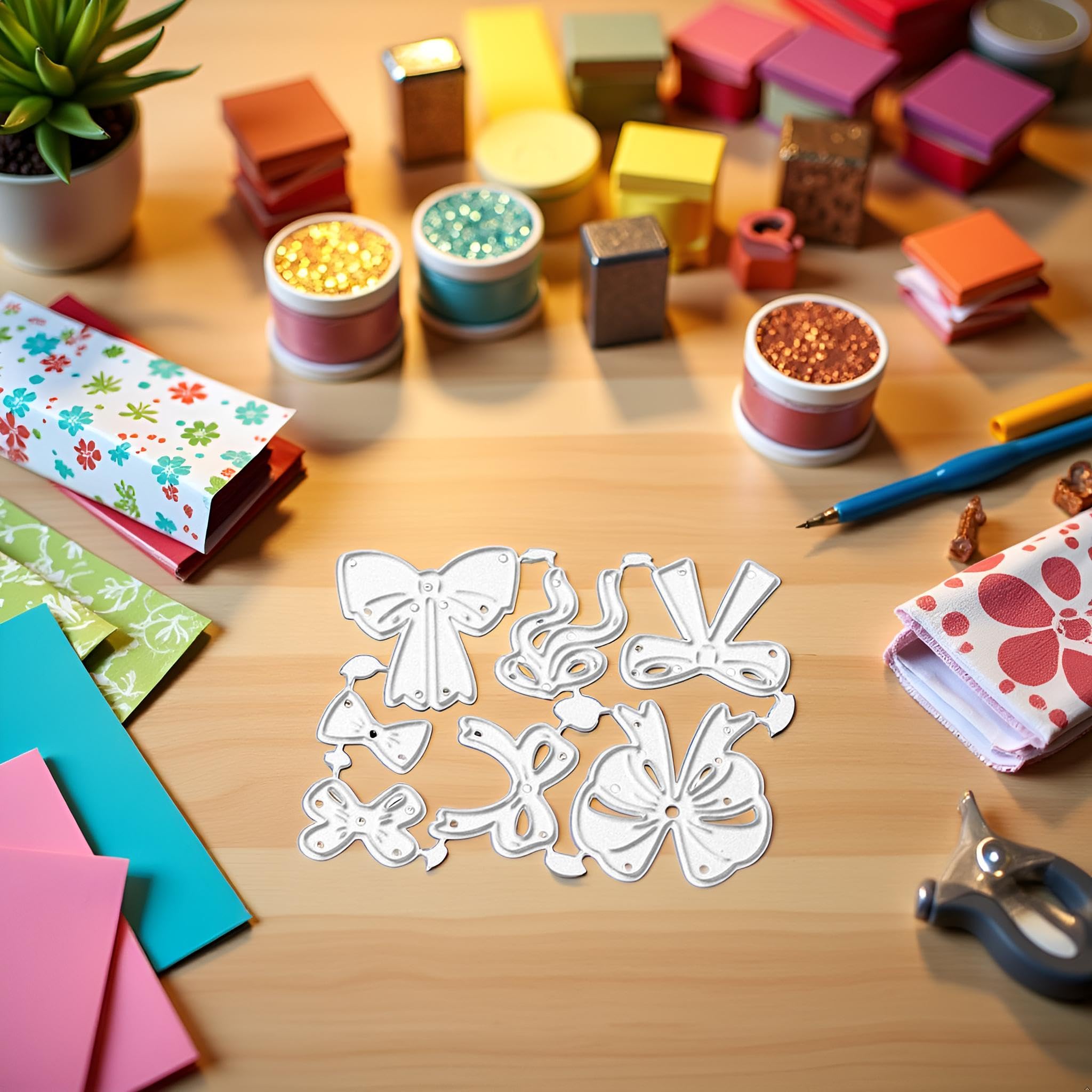 Troquel De Corte De Metal Con Lazo De Trella, Plantilla Para