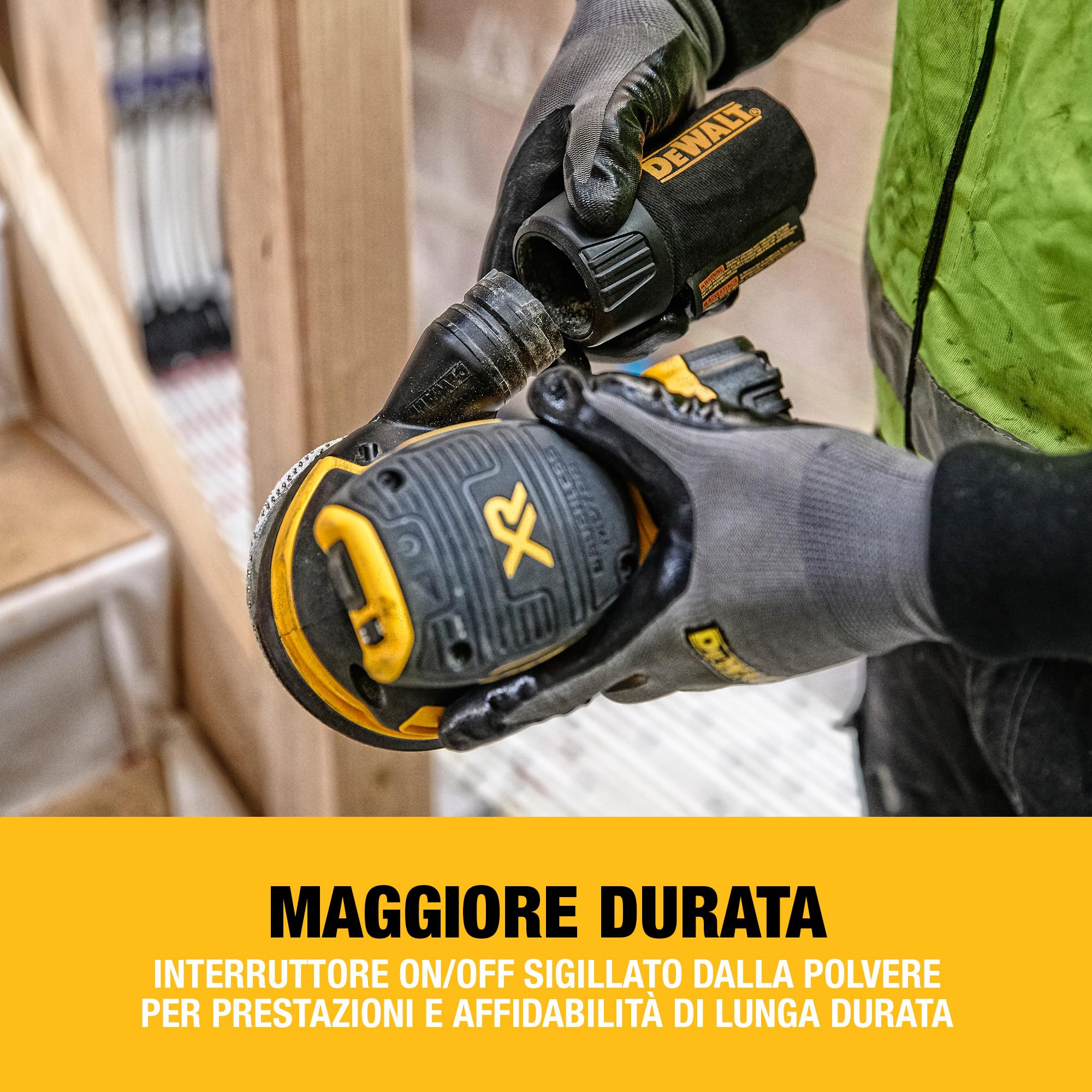 DEWALT Levigatrice Brushless 18V XR 125mm DCW210N-XJ