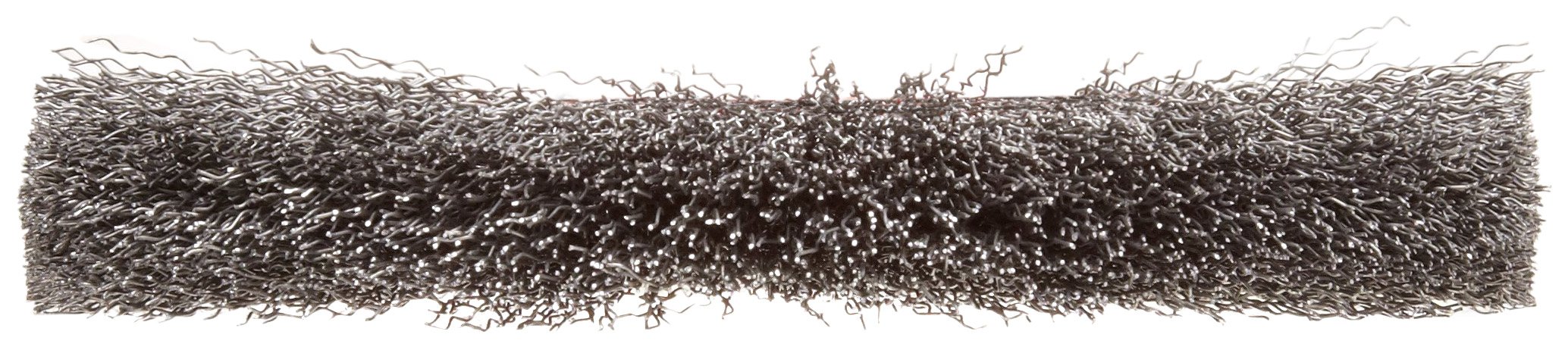 Norton Crimped Narrow Face Wire Wheel Brush, Carbon Bristles, 0.014