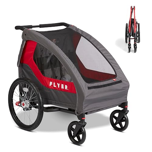Flyer Duoflex 2-in-1 Bike Trailer and Double Stroller