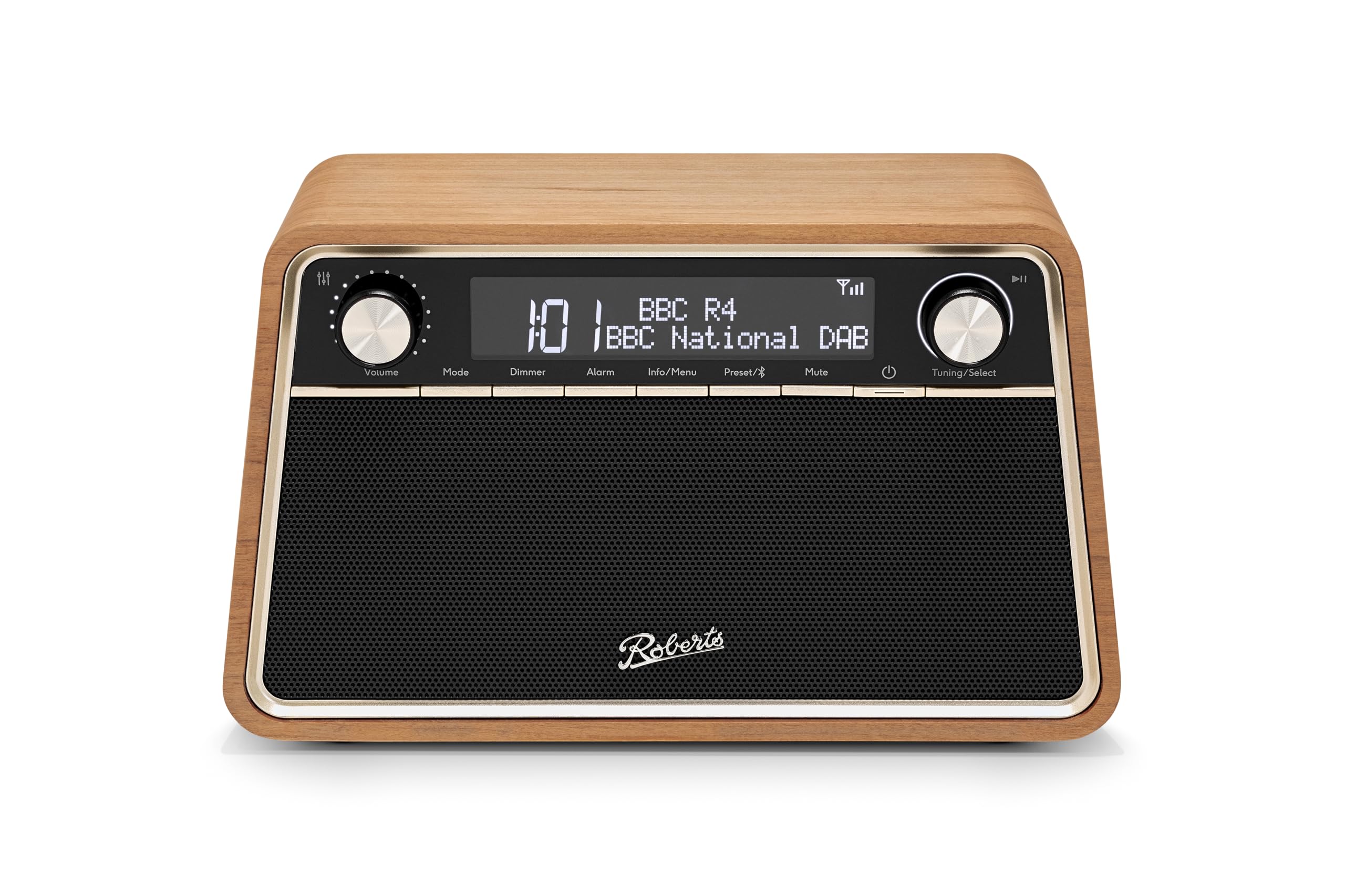 Roberts Reva Dabﱓ Retro Bluetooth Radio - Cherry, Brown,Black