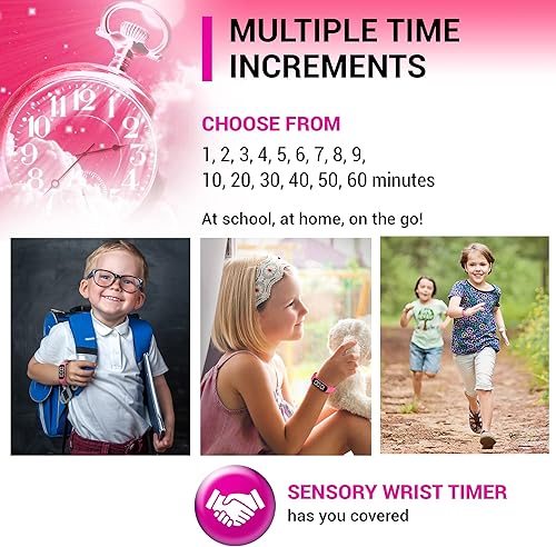 Miniatura 3 de Temporizador de Muñeca Sensorial para Niños, Maestros, Estudiantes, Reloj Recordatorio Simple con Alarma Silenciosa, Cuenta Regresiva para el Aula