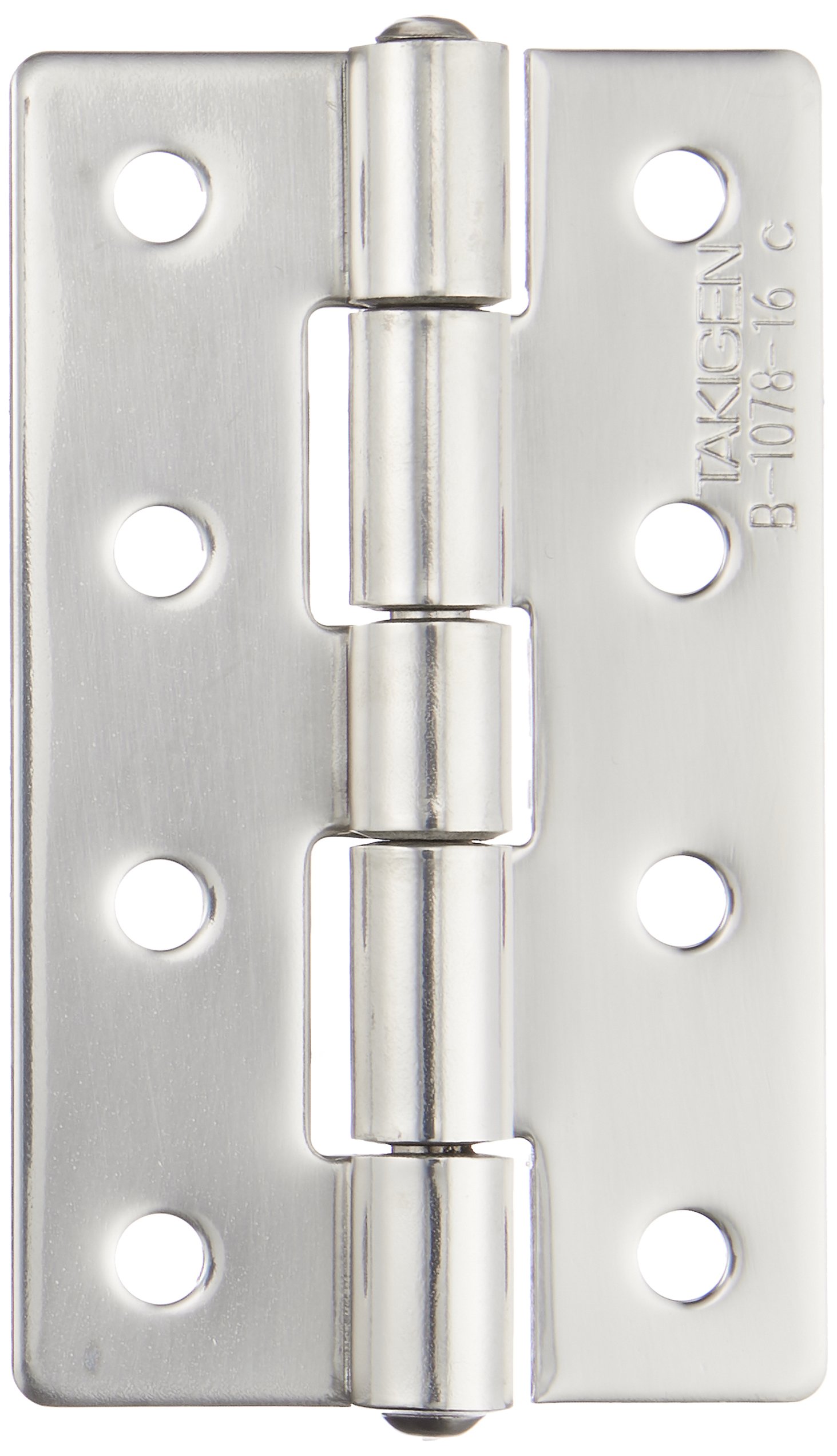 Amazon | タキゲン ステンレス平型蝶番 穴あき B-1078-16 | 平蝶番