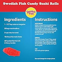 Vista 10 de SWEDISH FISH Mini dulces suaves y masticables, tamaño familiar, 1.8 libras