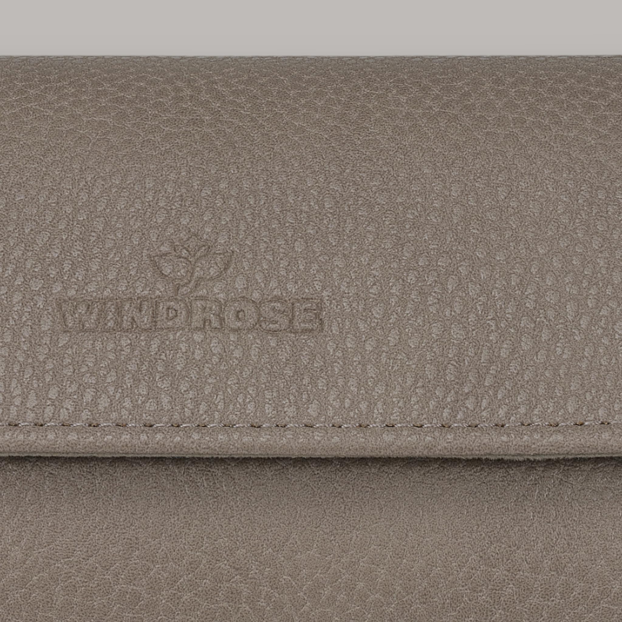 Windrose Reise-Uhrenetui für 2 Uhren Tempora (beige)