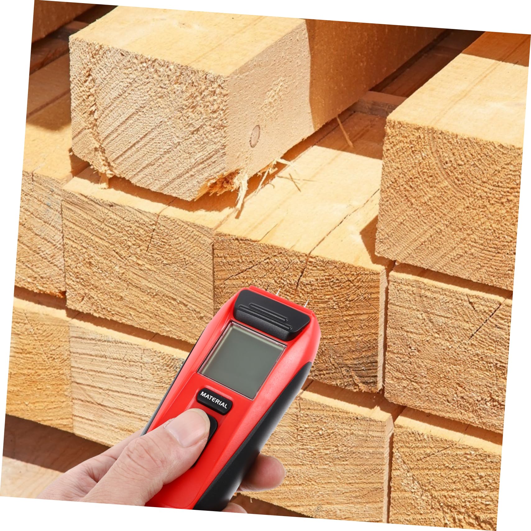 Medidor de Humedad de Madera G110 9v Dc Pantalla Lcd