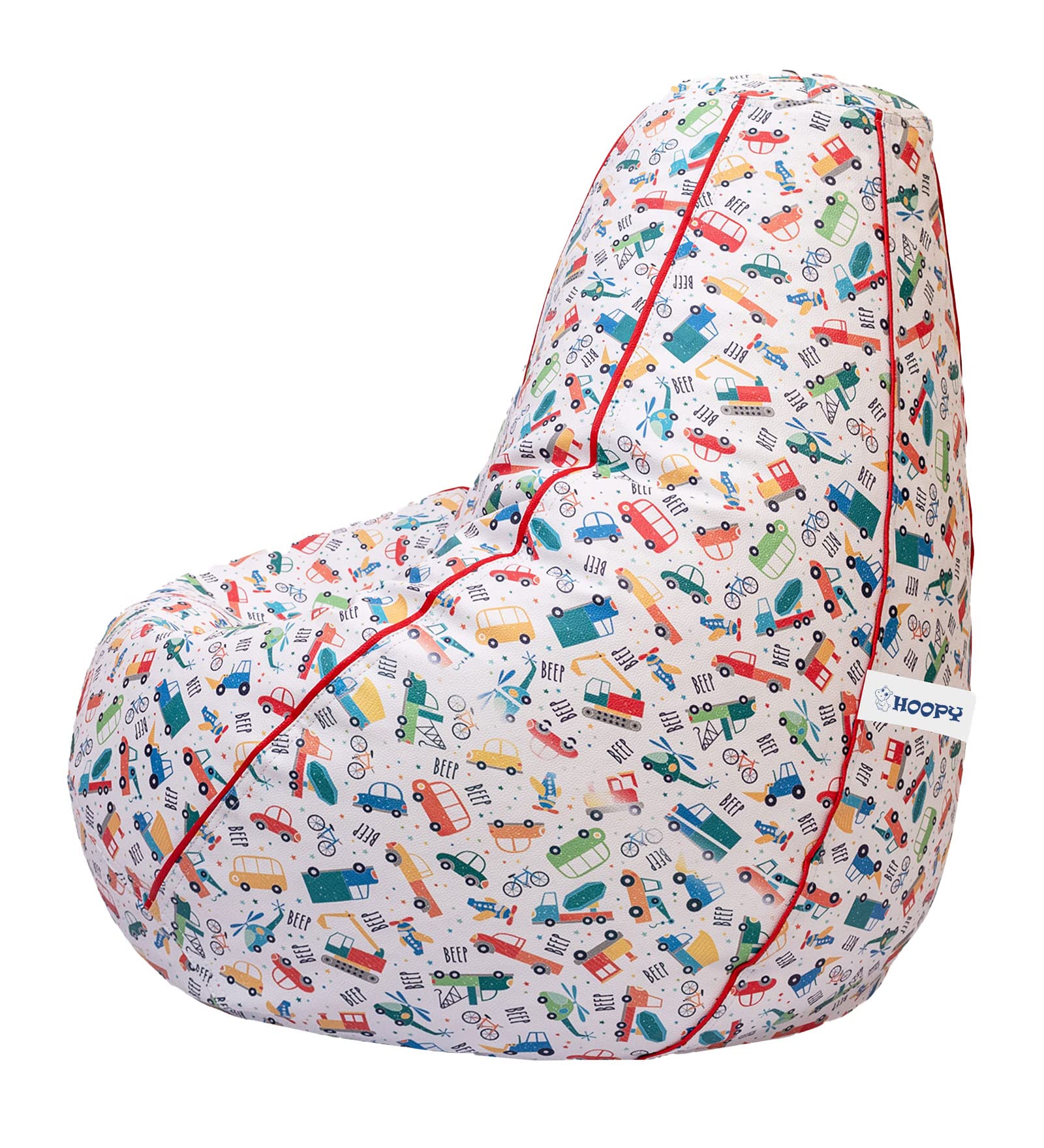 hoopy Kids Large Bean Bag Cover (Without Beans)- Beep Print_Birthday Gift Item for Kids 3