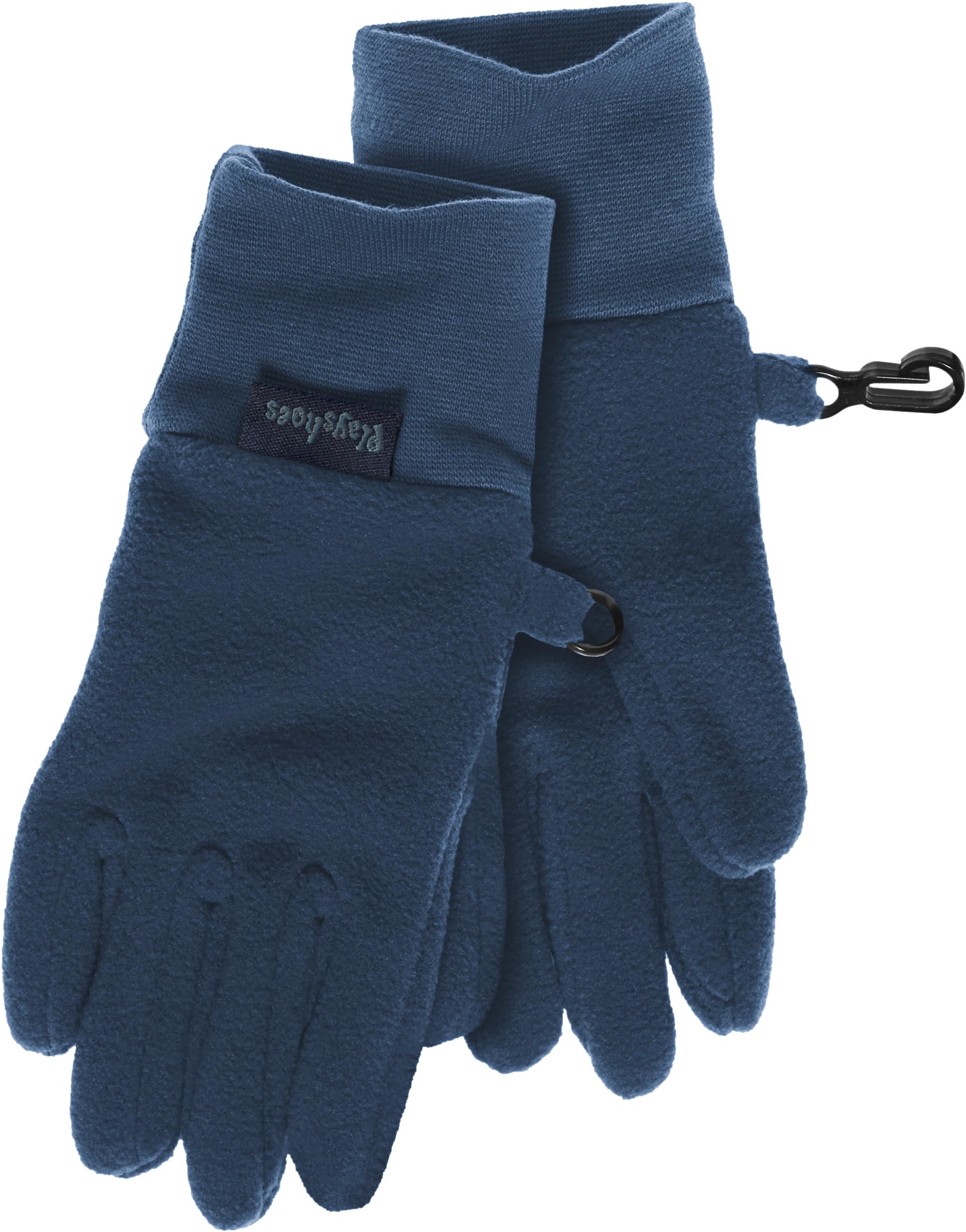 Playshoes Unisex Kids Fleece finger glove 422049, 11 - Navy, 6 (ca. 12-16 Jahre)
