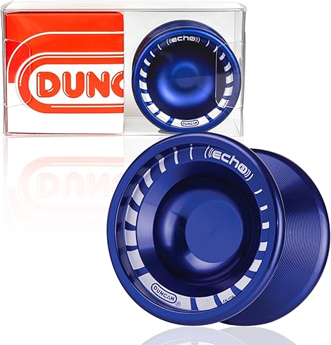 Duncan Toys Echo 2 - Yoyó azul, yoyó de nivel profesional que no responde, rodamiento cóncavo