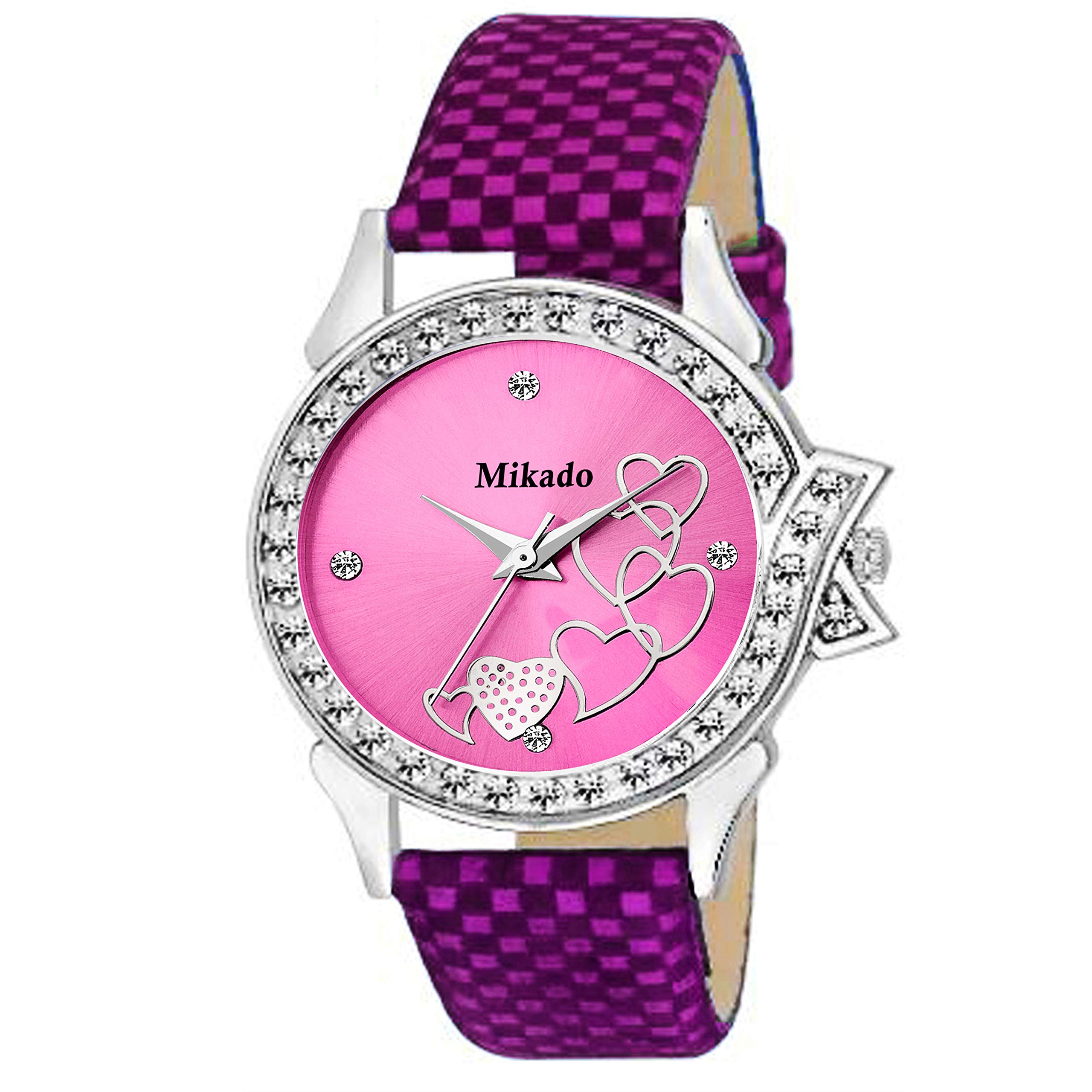 Mikado Analogue Womens & Girls Watch (Pink Dial Pink Colored Strap) (B07WWF2N4M) Amazon Price History, Amazon Price Tracker