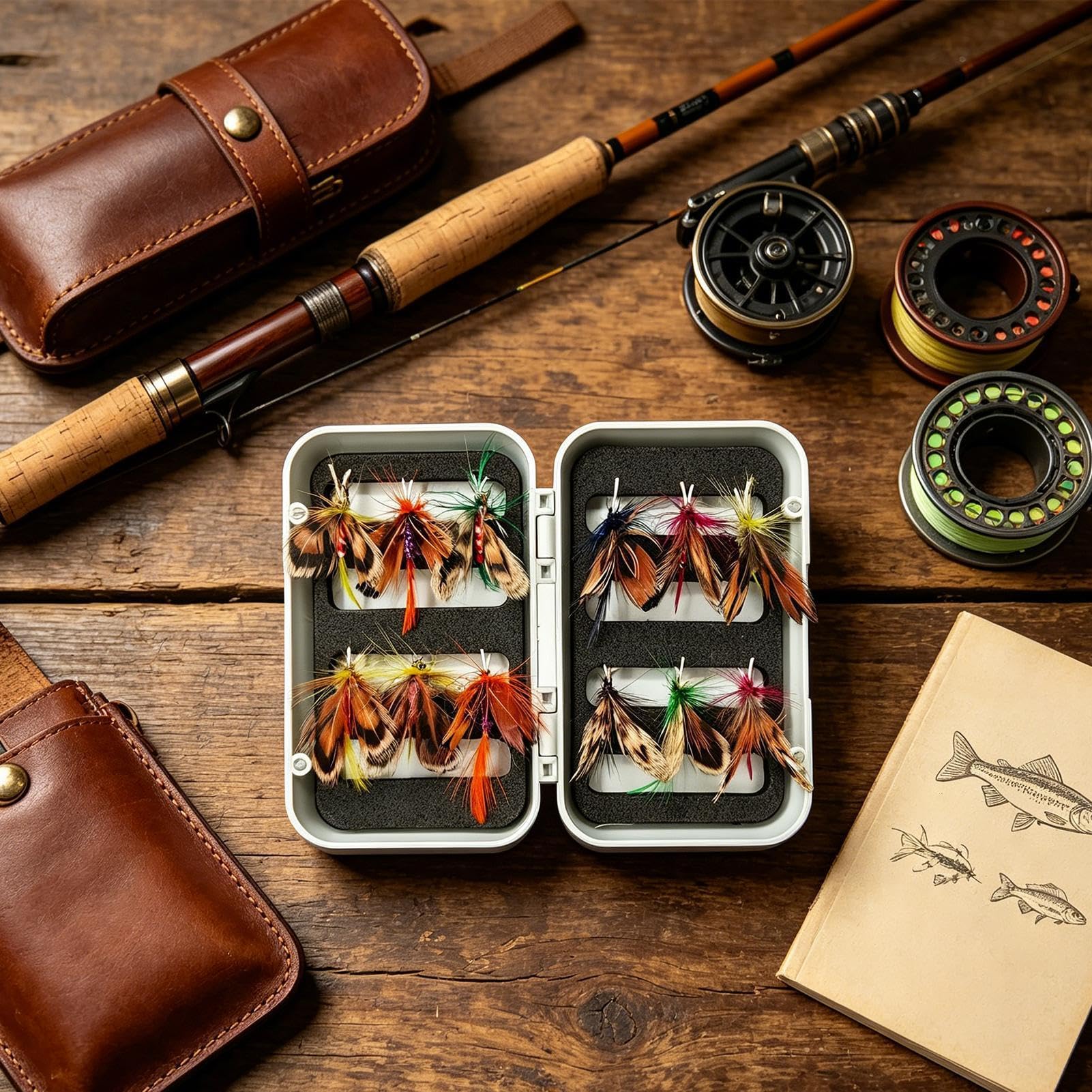 Angelköder-Set mit Kunstködern Künstliche Schmetterlings-Angelköder | Handgefertigte Angelköder Für Das Angeln In Seen, Flüssen, Zum Werfen, Auf Reisen, Beim Camping, Schleppfischen, Für Barsch,