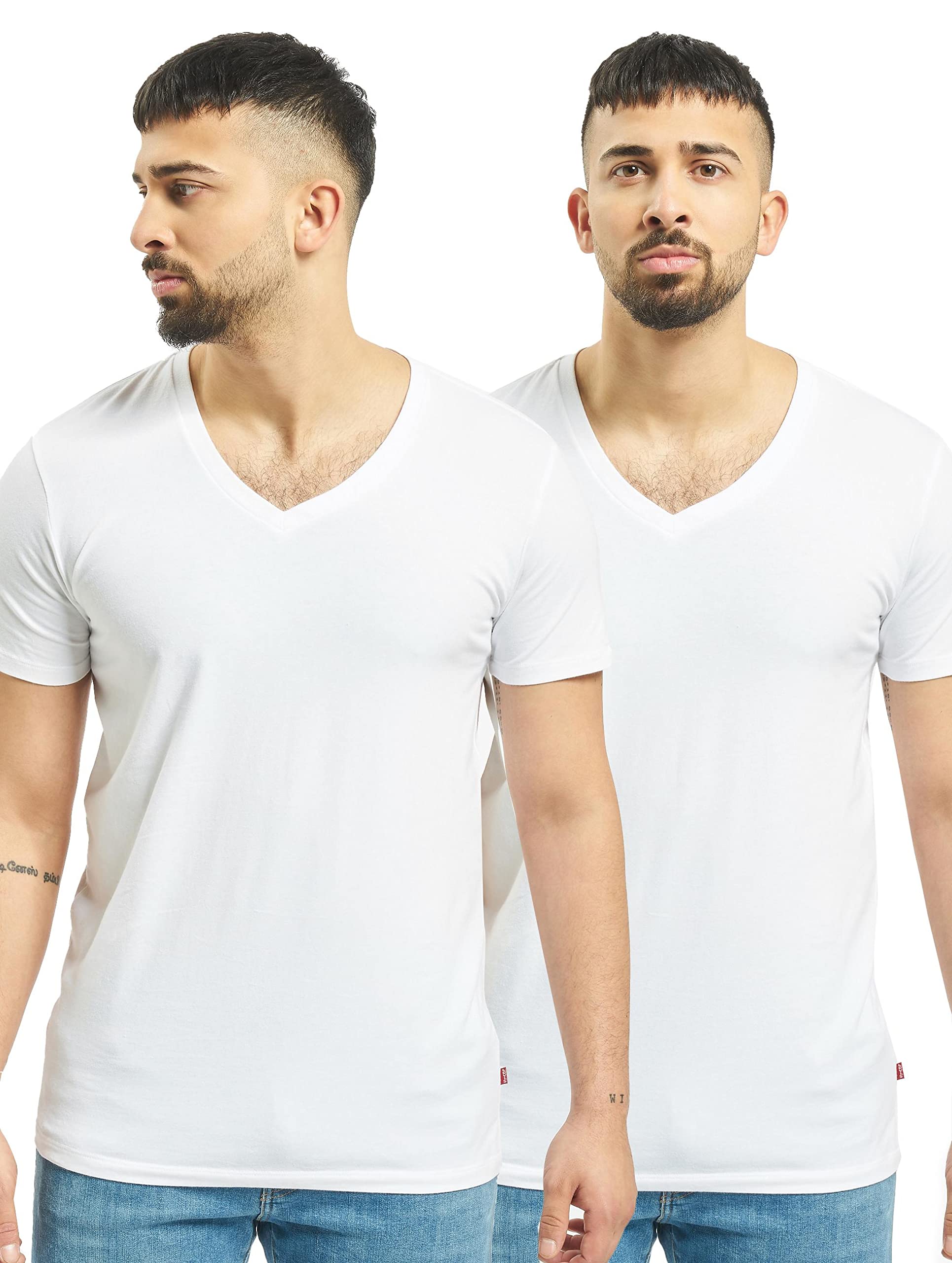 Levi's Levis Men V-Neck 2p T-Shirt (Pack de 2) para Hombre