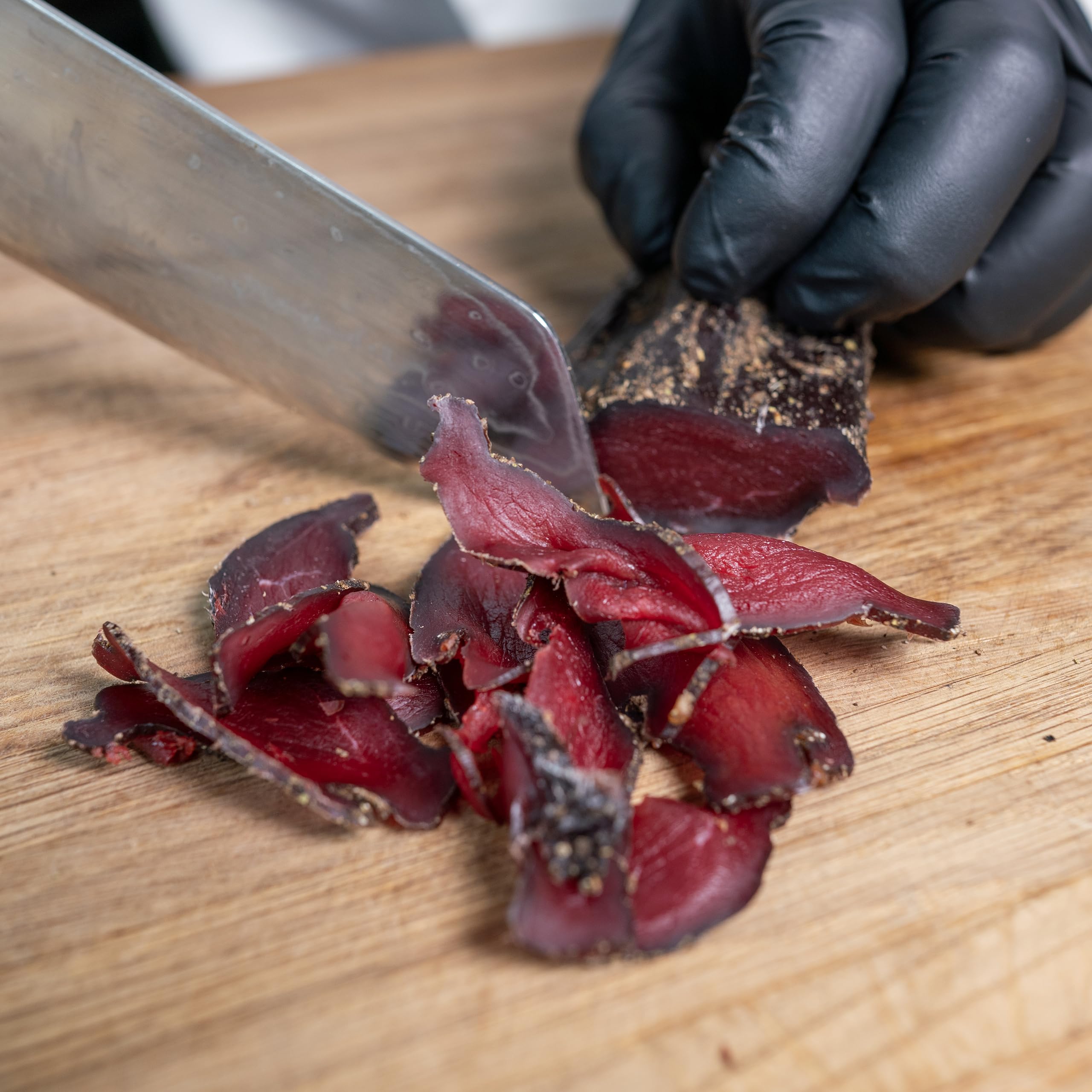 Luftgetrockneter Hirschschinken „Royal Deer“ 2 x 200g geräuchert Premium Wildschinken aus Hirschfleisch Delikatesse Wildfleisch Spezialität würzig vakuumverpackt
