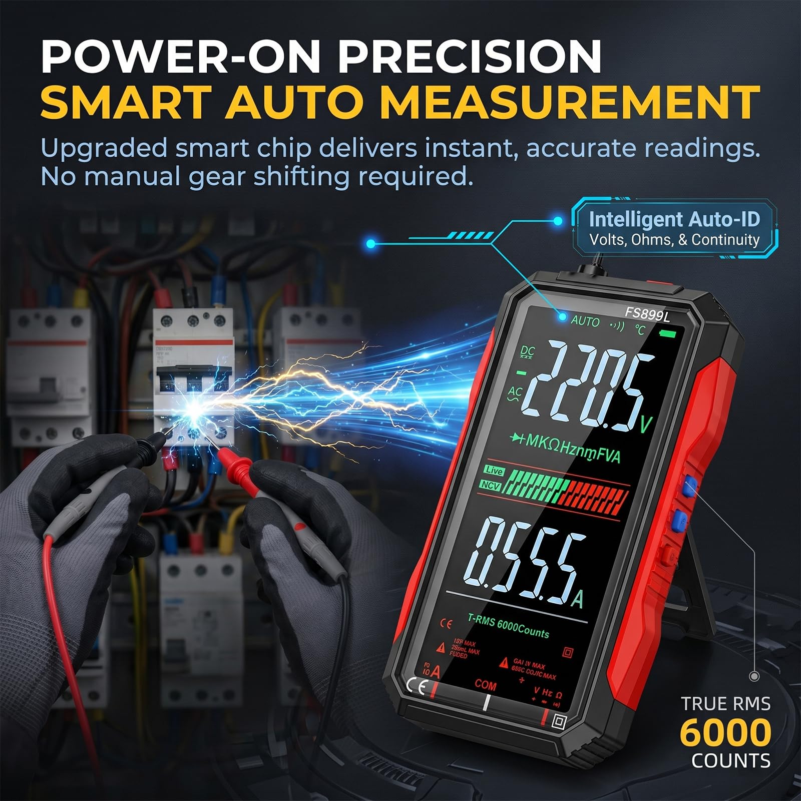 ZMIWNIED FS899L Digital Multimeter - True RMS Tester -3 ZMIWNIED FS899L Digital Multimeter - True RMS Tester -3