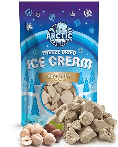 Miniatura 238 de Arctic Farms Brocas de helado liofilizadas empaquetadas y en caja, no se derrite (mezcla napolitana, 2.5 onzas)