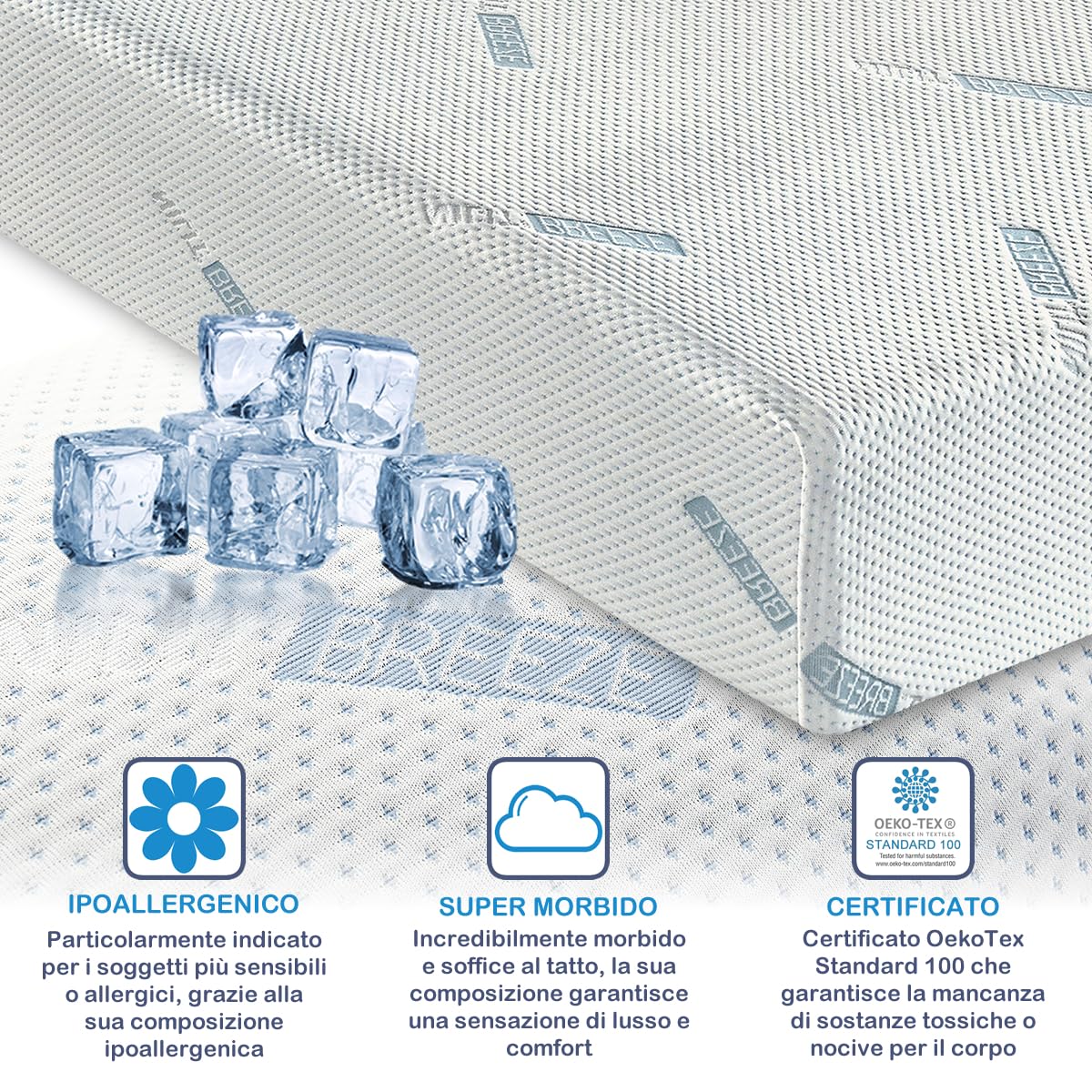 Coprimaterasso Cool.XPERIENCE 160x200cm - Tecnologia Outlast Per Meno Sudorazione E Sonno Migliore - Foto 8