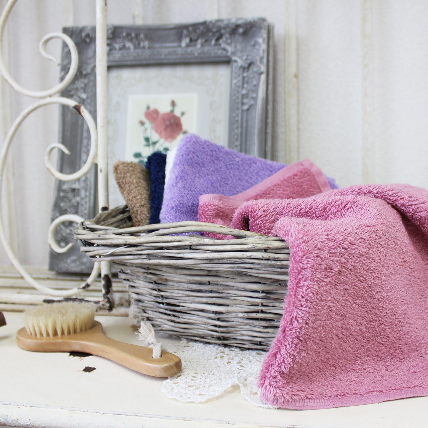 20枚組 ふわふわの肌触り極柔の高級ホテル仕様 泉州産枯山水フェイス