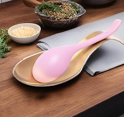 Miniatura 8 de Elegante soporte para cuchara para estufa - Soporte para utensilios de cocina y cocina - Descanso culinario dorado retro