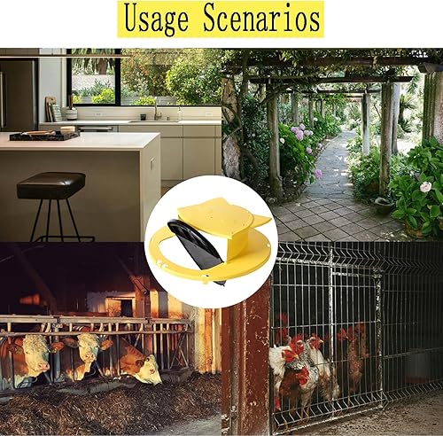 Miniatura 2 de Trampa para ratas de ratón, 5 galones, trampas para ratones para interiores para el hogar, tapa de cubo reutilizable, trampas para ratas en