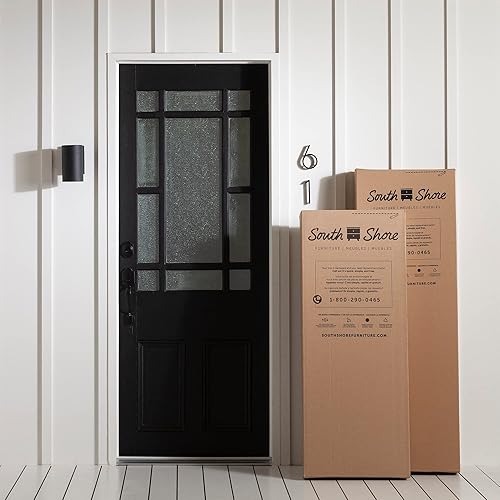 Miniatura 41 de South Shore Ulysses Twin Mates Cama Otoño Roble Fall Oak,Azul (Arándano),Roble de invierno.