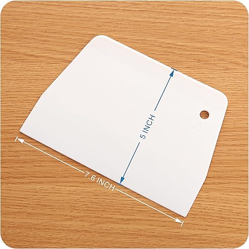 Miniatura 5 de GUCUJI Raspador grande para tartas, cortador de masa de pizza y pastelería