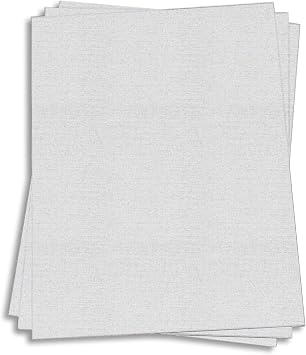 Whitestone Card Stock - 8 1/2 x 11 Classic Linen 80lb Cover, 2000 Pack