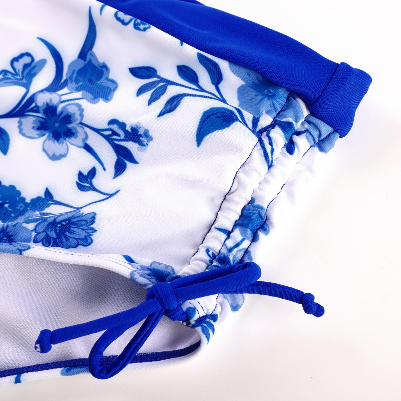 GRACE KARIN Dziewczęcy 2-częściowy zestaw bikini dla dzieci tankini top dół kwiatowy lato plaża stroje kąpielowe 8-16 lat