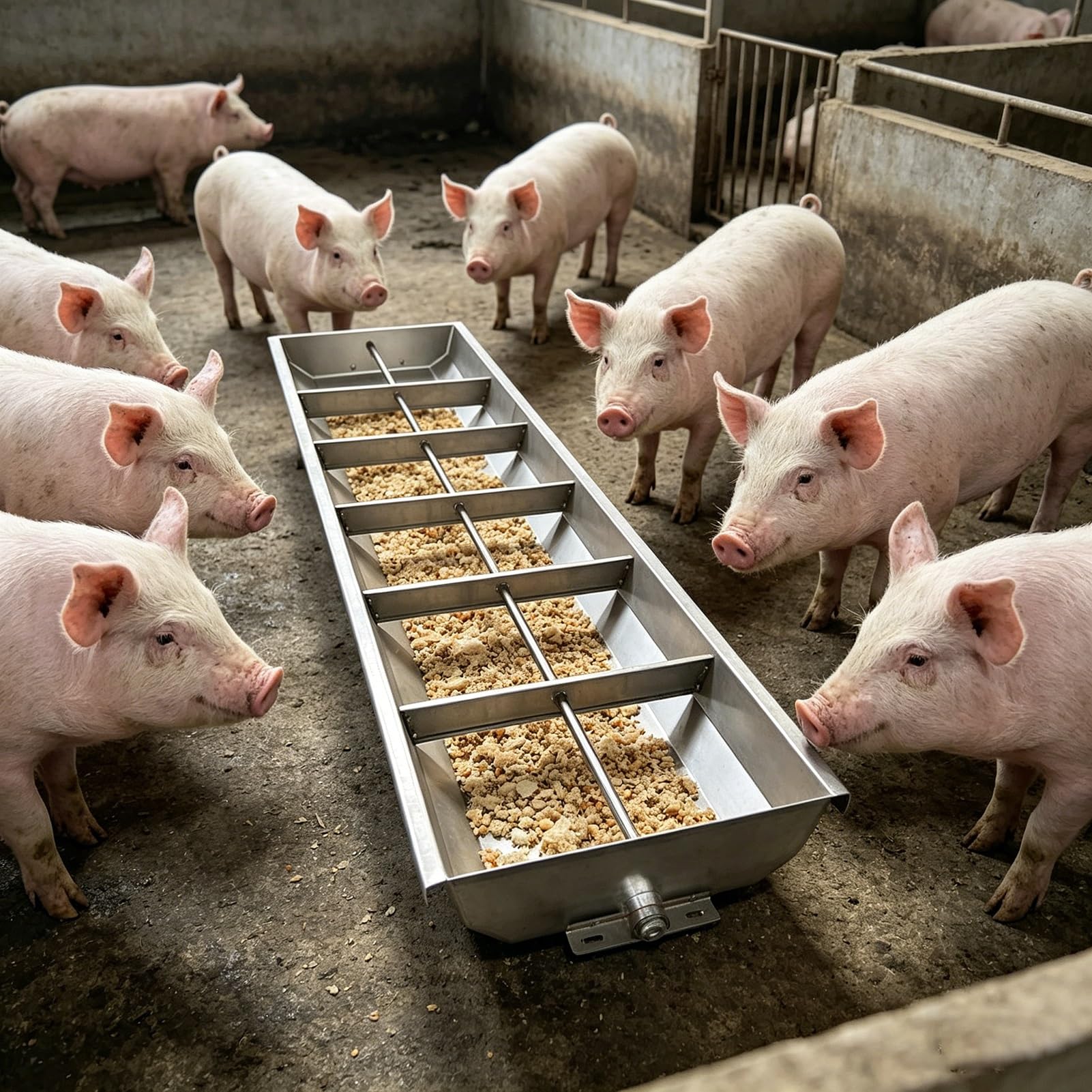 Abreuvoir pour cheval et porc 100 cm : l'équipement idéal pour aménager vos parcs et bergeries