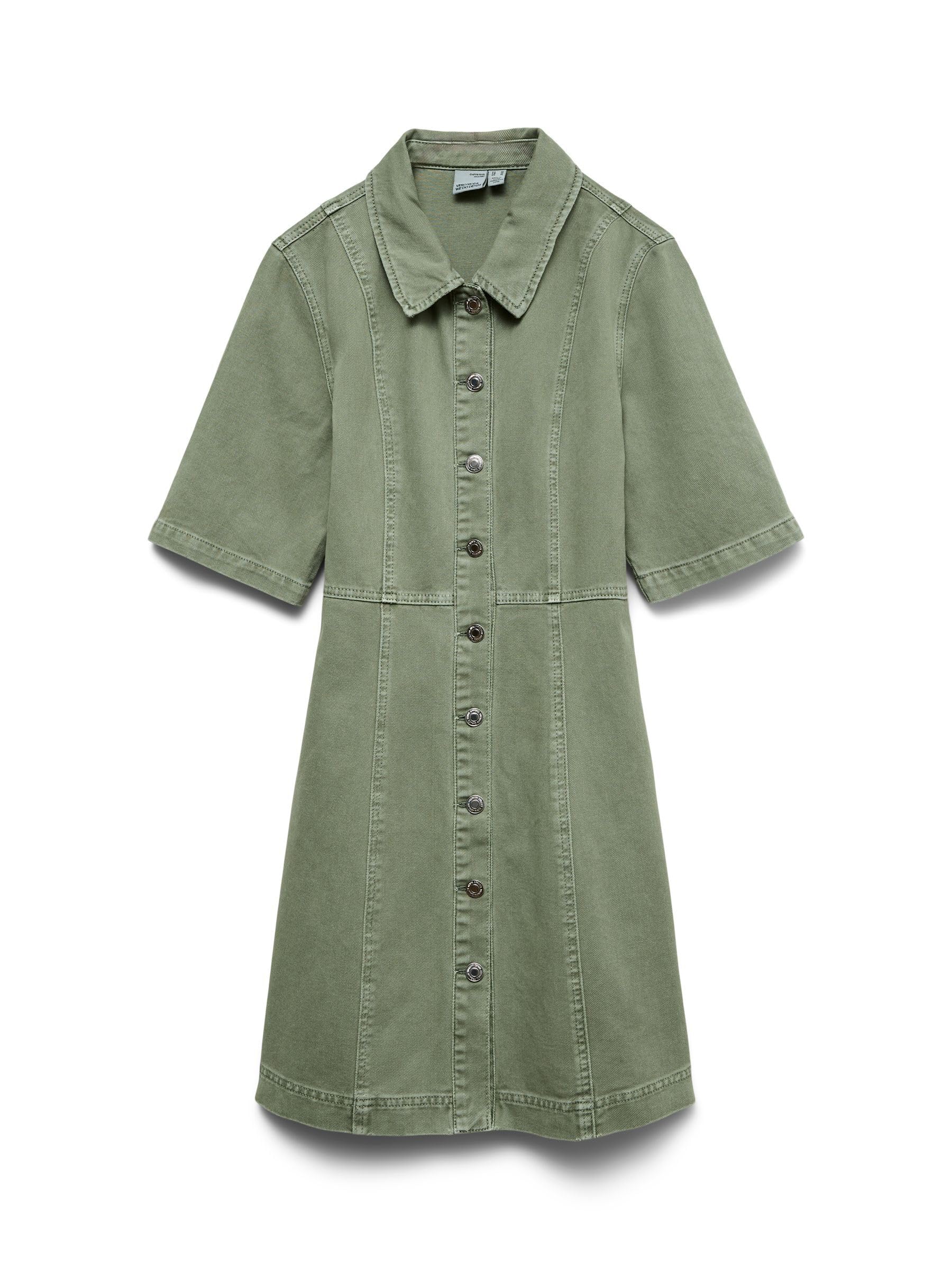 VERO Moda Vmdaisy 2/4 Short Denim Dress Noos