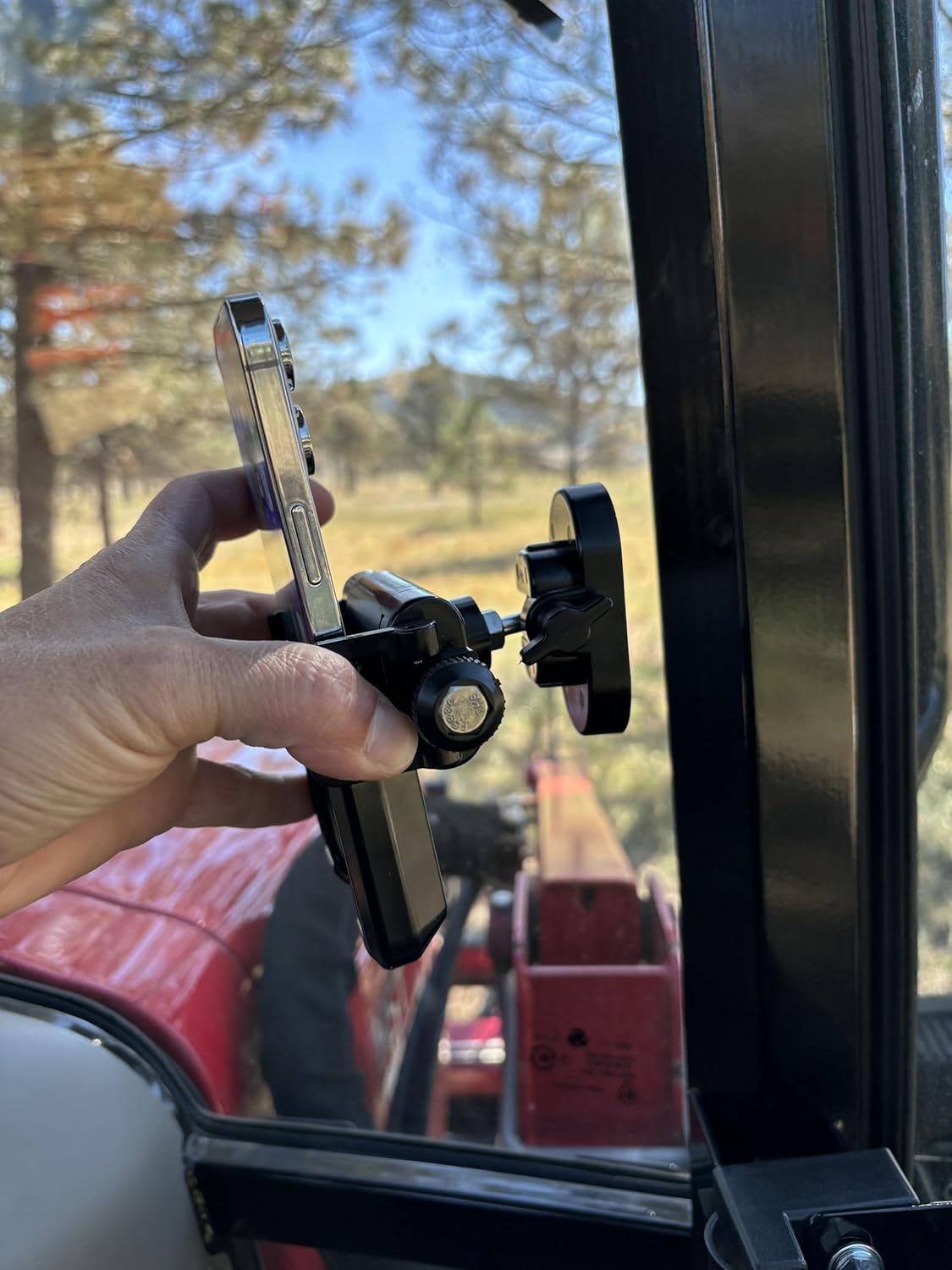 Caddie Buddy Magnetic Phone Mount for Tractors, Golf Carts and More