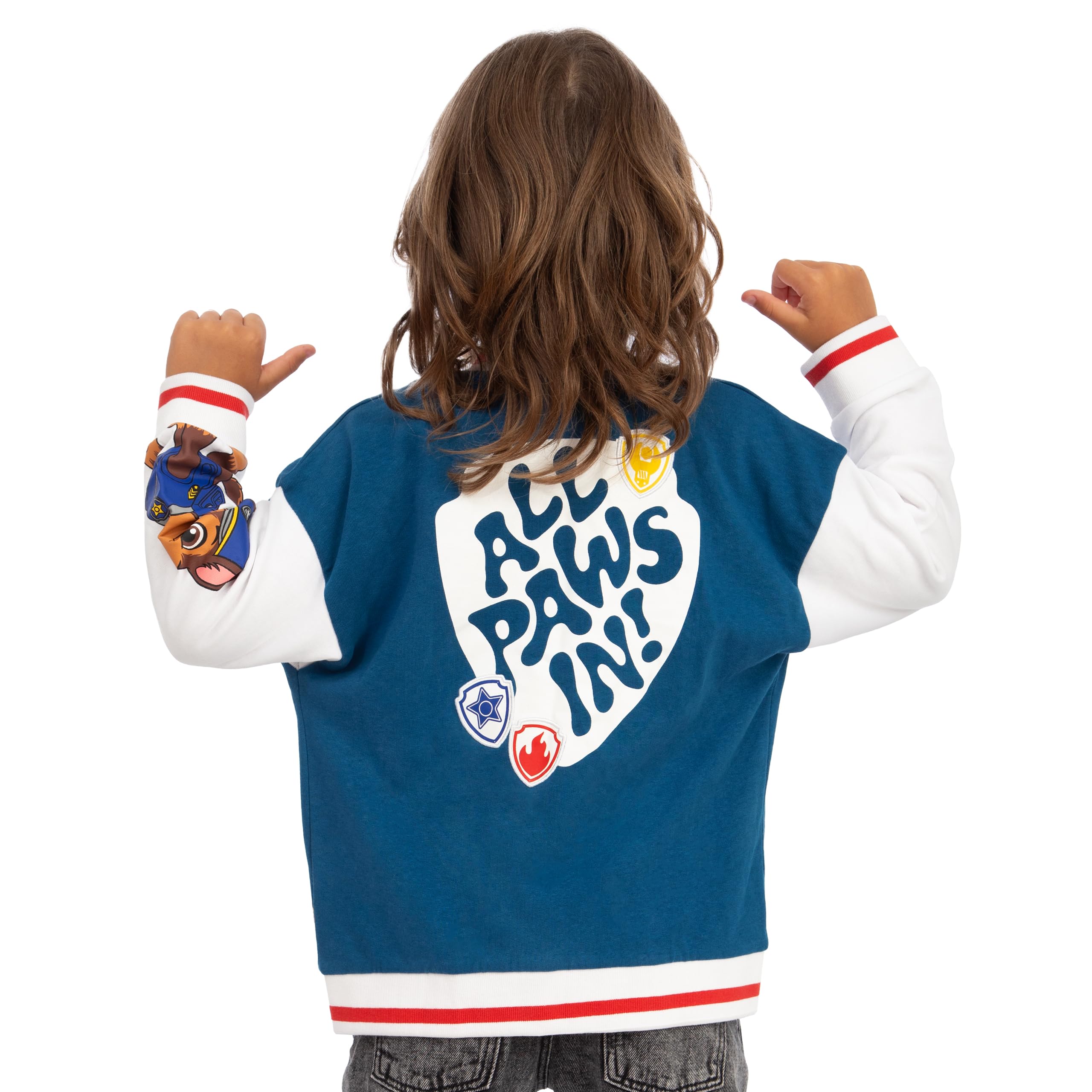 PAW Patrol Blouson Garçon Marshall Chase Rubble Veste Enfant Blouson Bombardier