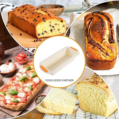 Miniatura 7 de Molde para pan, paquete de 3 moldes de silicona para pan, molde para tostadas, 11.4 x 5 x 2.6 pulgadas, antiadherente y fácil de liberar, fácil de