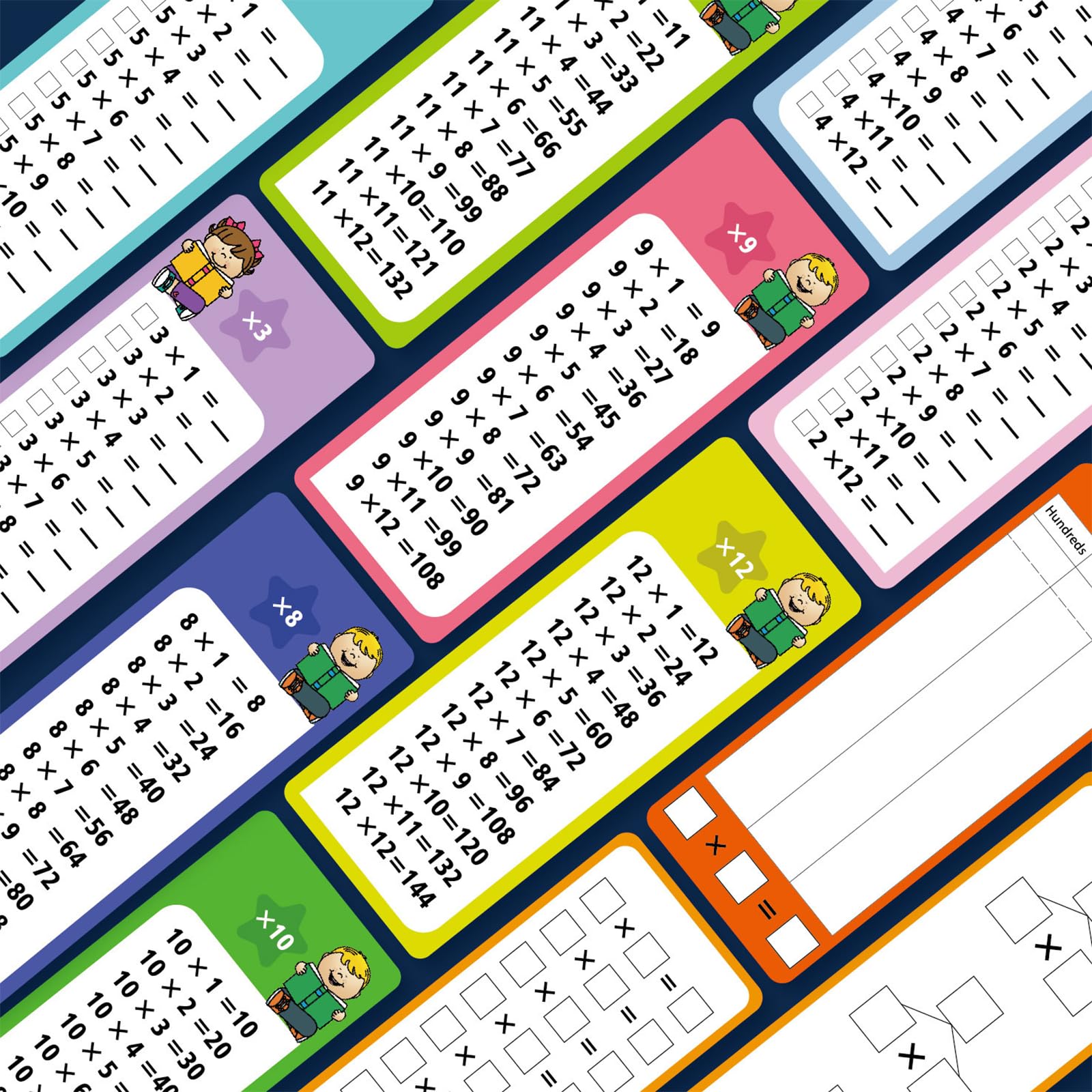 1 x 1 leerposter, eenmalige trainer voor kinderen